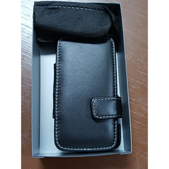 Monaco Genuine Cases Leather Case BlackBerry Torch 9850/9860 Book/Black NEW - Picture 5 of 9